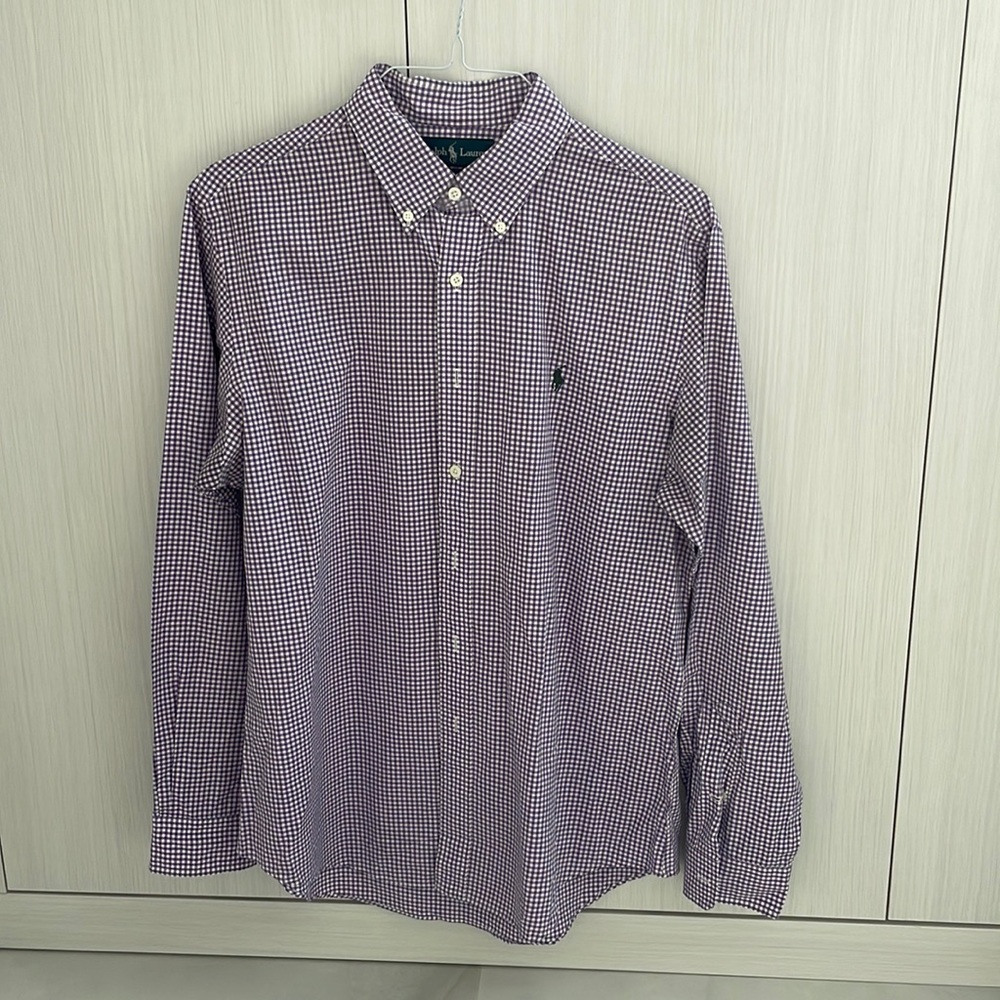 Ralph Lauren Men’s Classic Fit - purple shirt